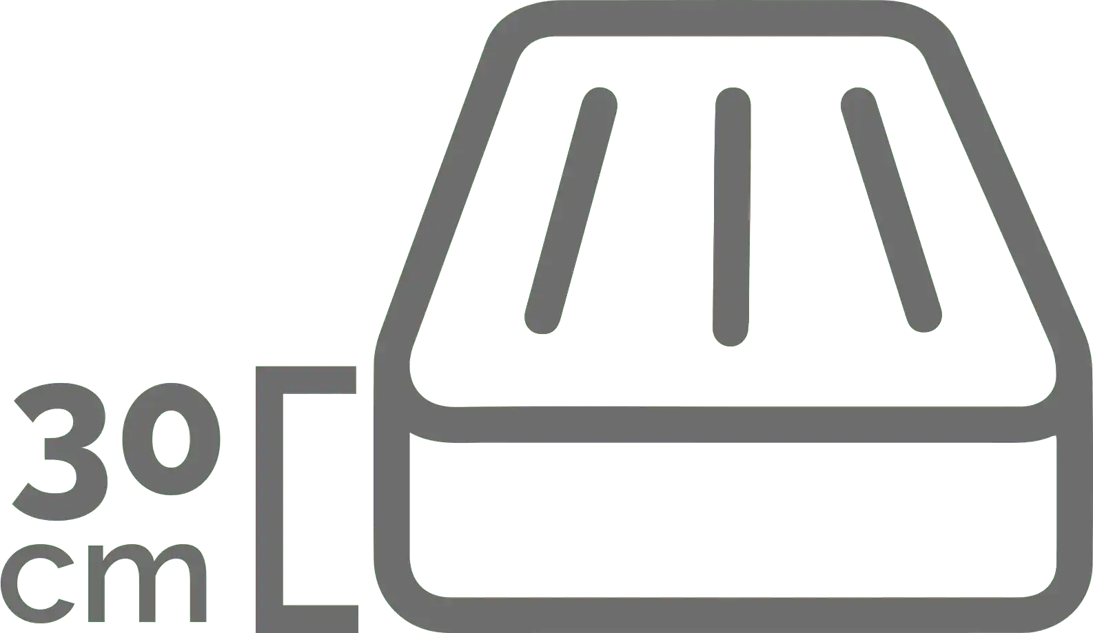 Rozměry Nafukovací postel Queen Dura-Beam Prestige Mid-Rise s integrovanou pumpou na USB