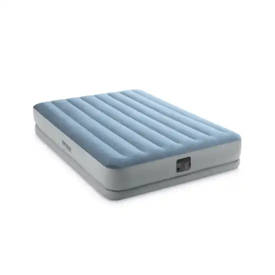 Queen Dura-beam Mid-Rise Comfort Airbed with Fastfill USB Pump