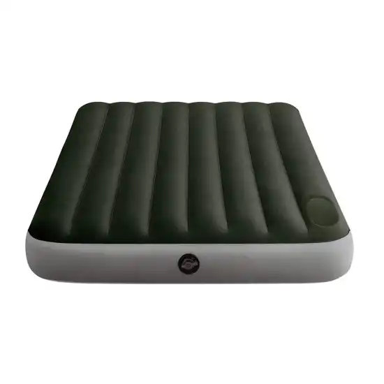 Queen Dura-Beam Downy Airbed with Foot built-in pump