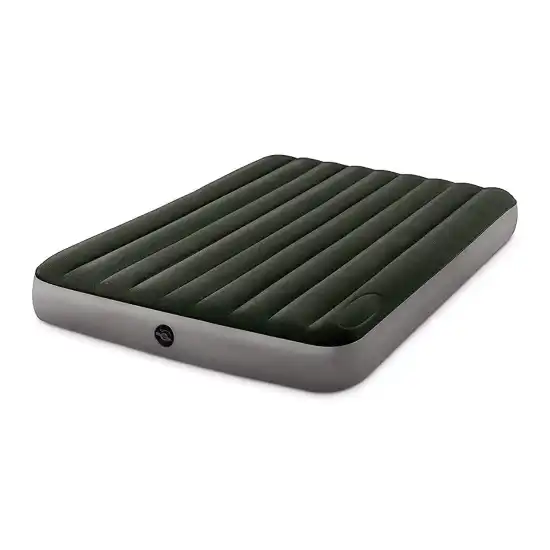 Queen Dura-Beam Downy Airbed with Foot built-in pump