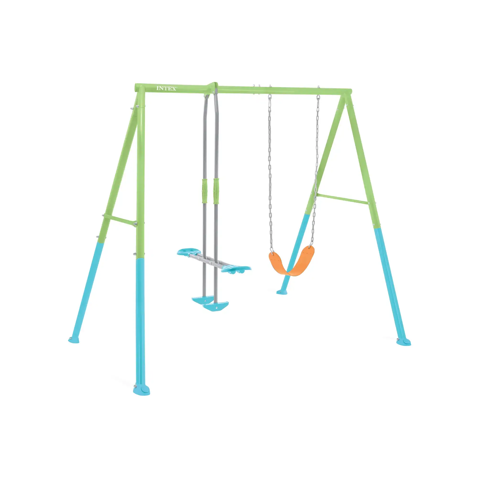 Renkli Swing & Glide salıncak İki elemanlı set