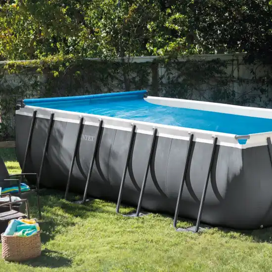 Naviják na solární plachtu pro obdélníkové bazény 274-488 cm