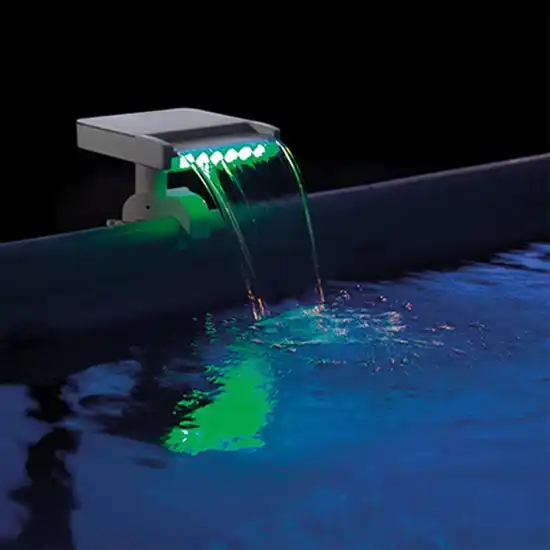 Multi-color LED Waterfall Cascade