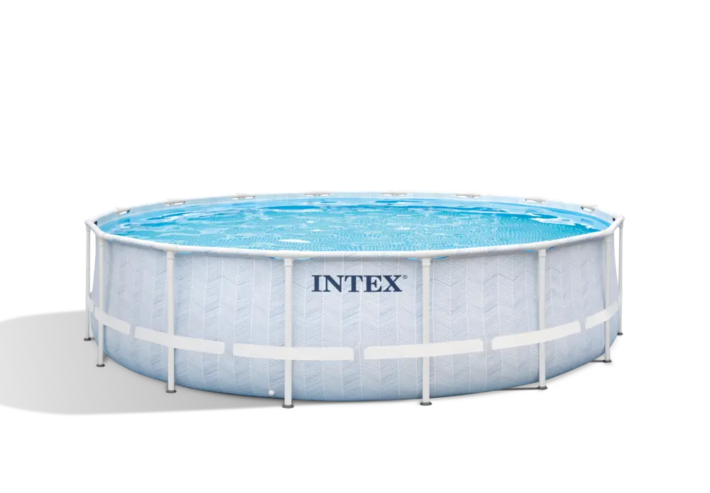 Chevron Prism Frame Premium Pool Set 488x122 cm
