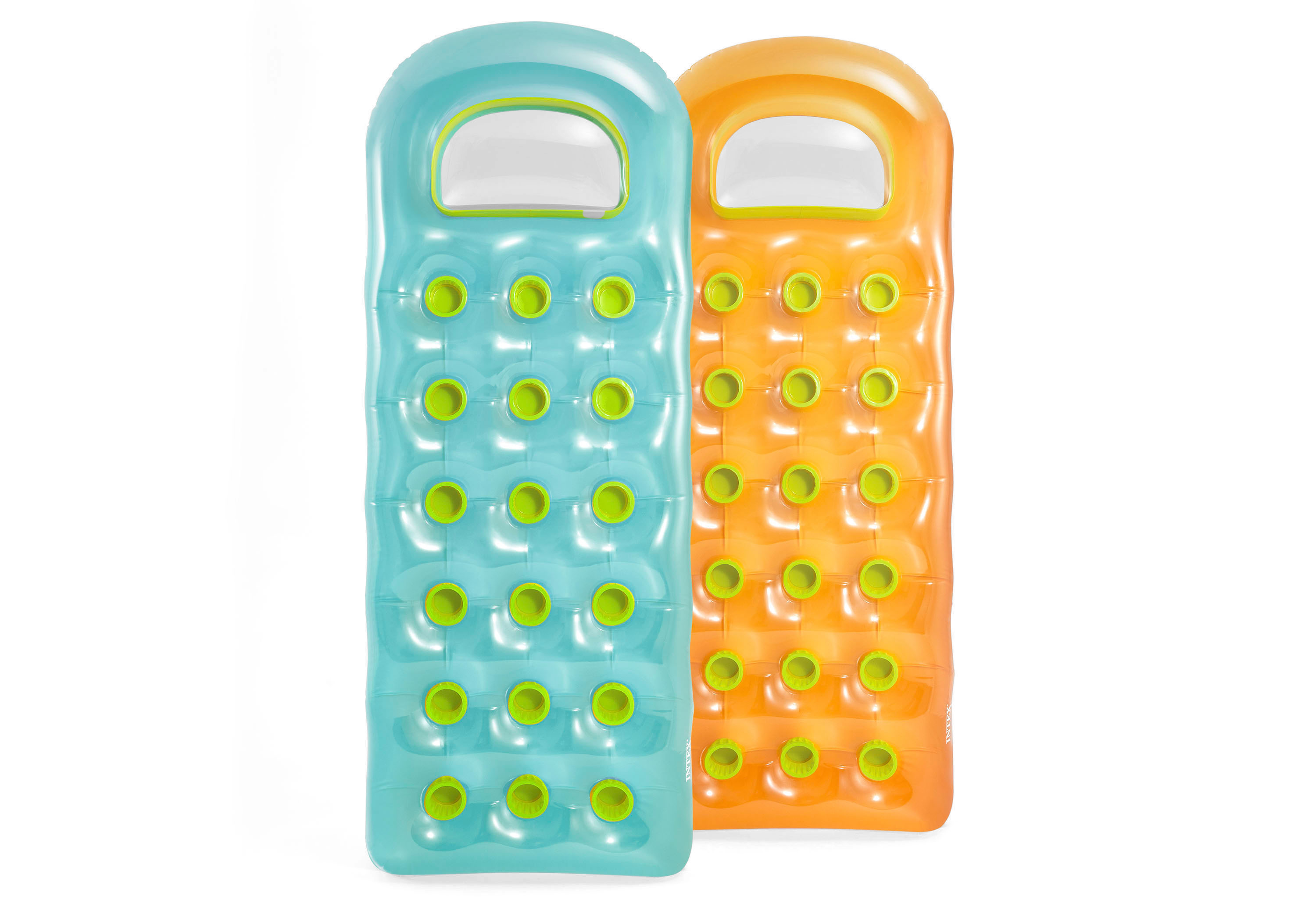 Șezlong gonflabil 18-pocket color cu fereastră