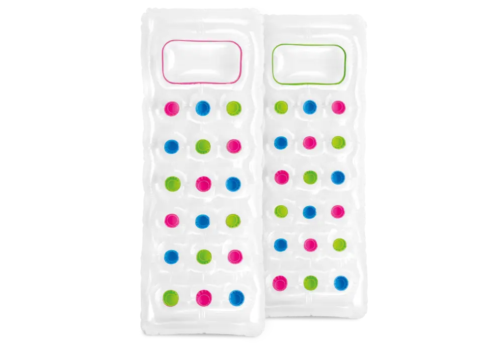 Șezlong gonflabil 18-pocket transparent cu fereastră