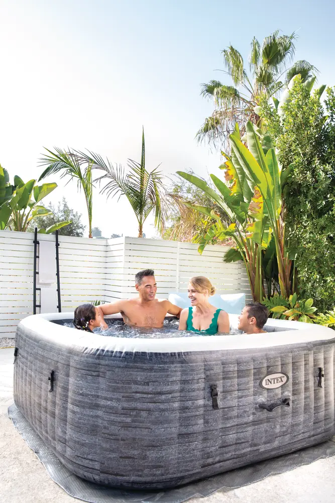 PureSpa™ Greystone Bubble Deluxe υδρομασάζ για 6 άτομα
