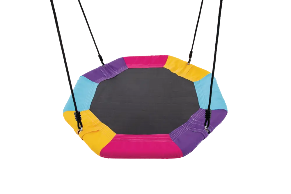 Colorful Saucer Swing One Feature Set