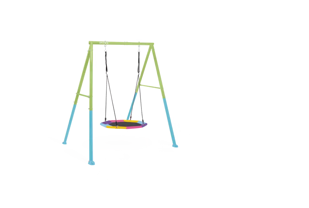 Colorful Saucer Swing One Feature Set