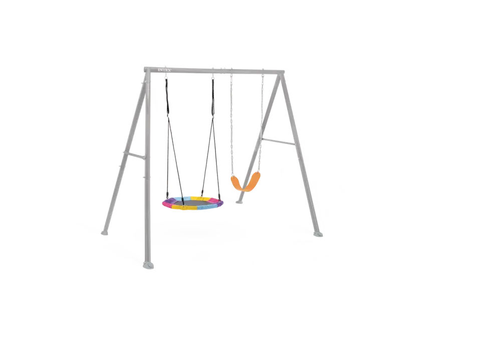 Gray Saucer & Swing Two Feature Set