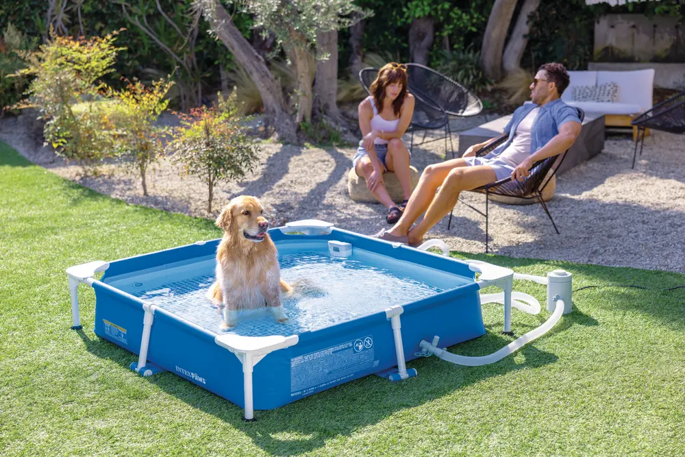 Σετ πισίνας Pet Frame με φίλτρο για κατοικίδια τετράγωνο (πακέτο GS)