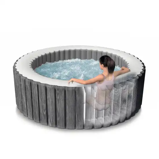 4-person Greywood Deluxe Round Bubble Spa