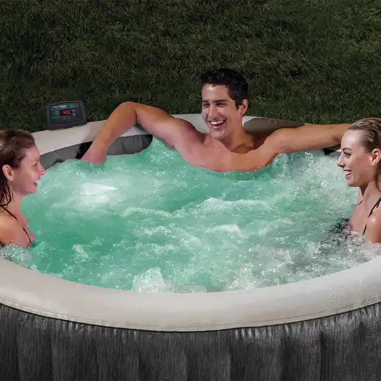 4-person Greywood Deluxe Round Bubble Spa