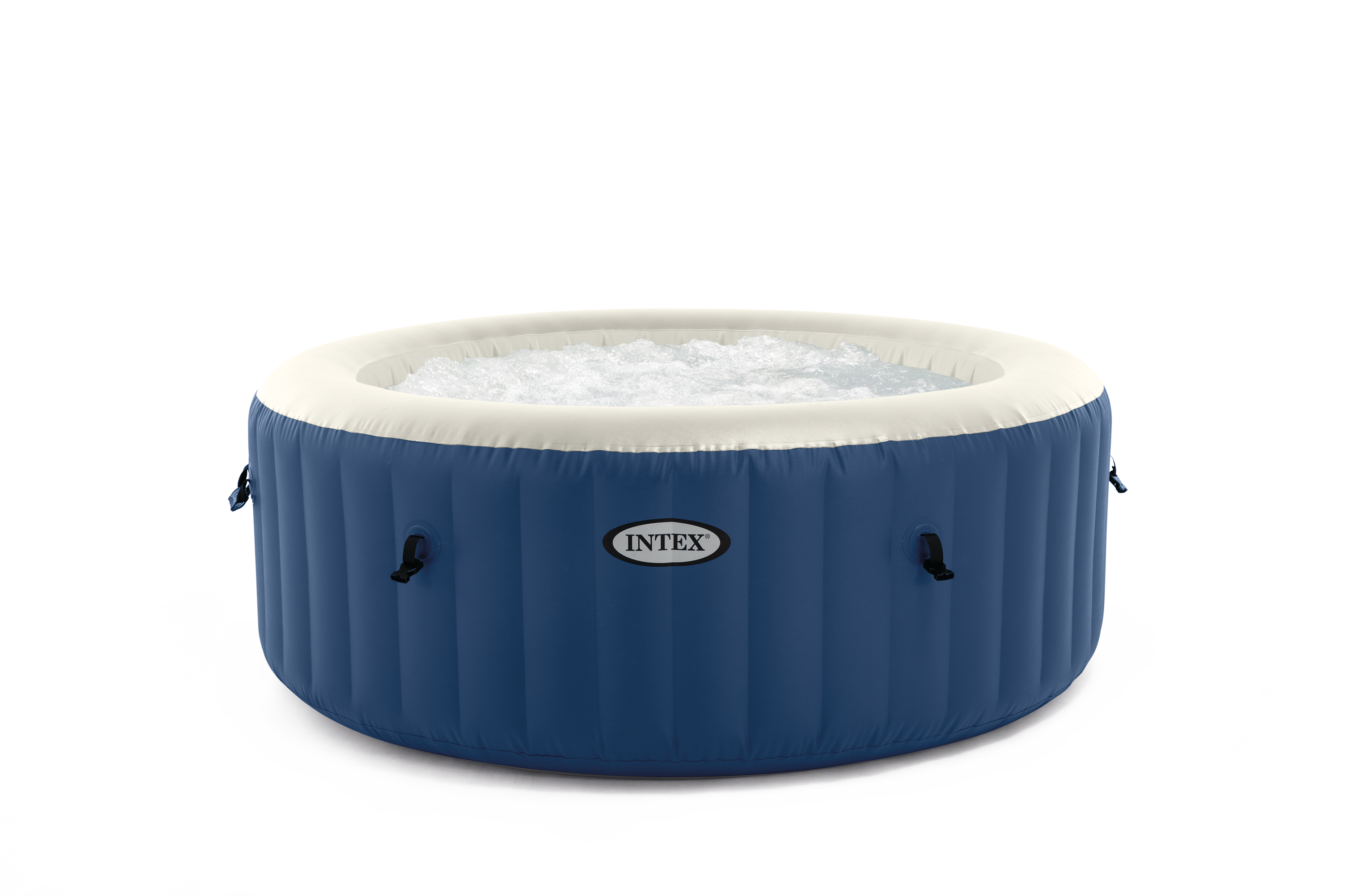 2-4 person Blue Round Bubble Massage Spa