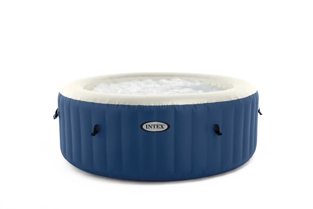 2-4 person Blue Round Bubble Massage Spa