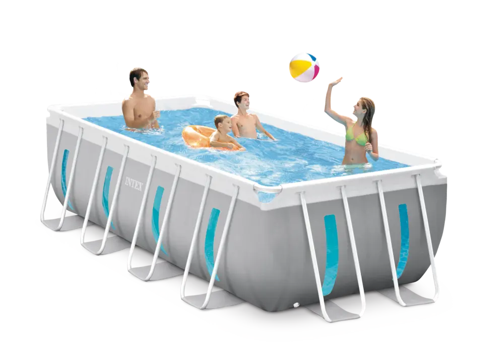 Prism Frame Clearview Rectangular Premium Pool Set 400x200x122 cm