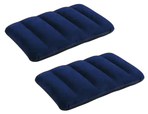 2 Inflatable Downy pillows #68672 