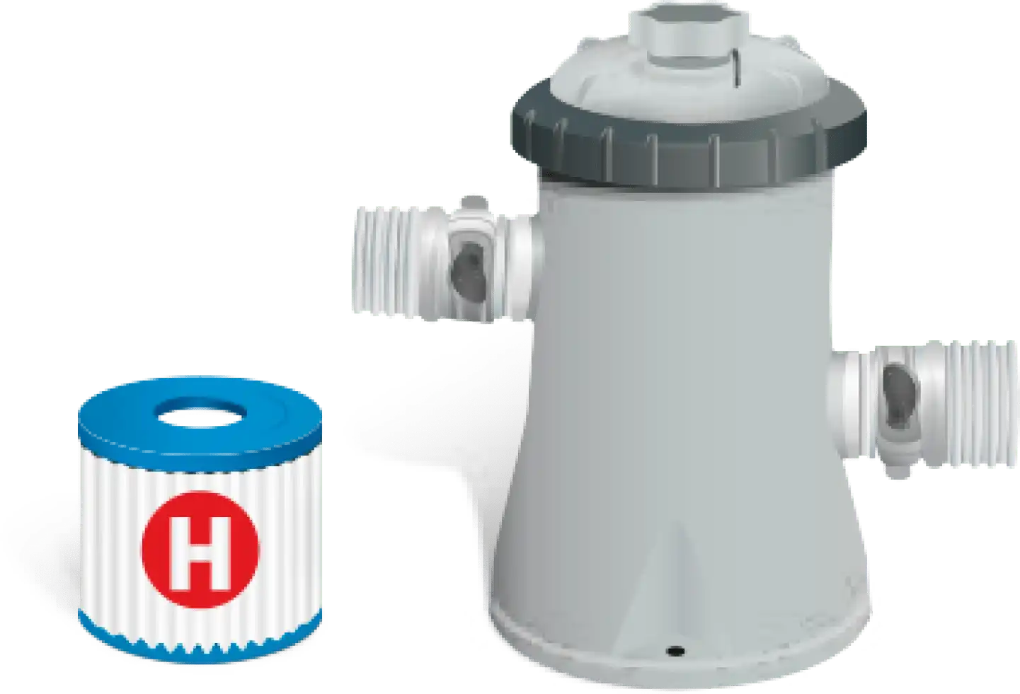 Cartridge filter pump #28602 (flow rate 1250 L/h)